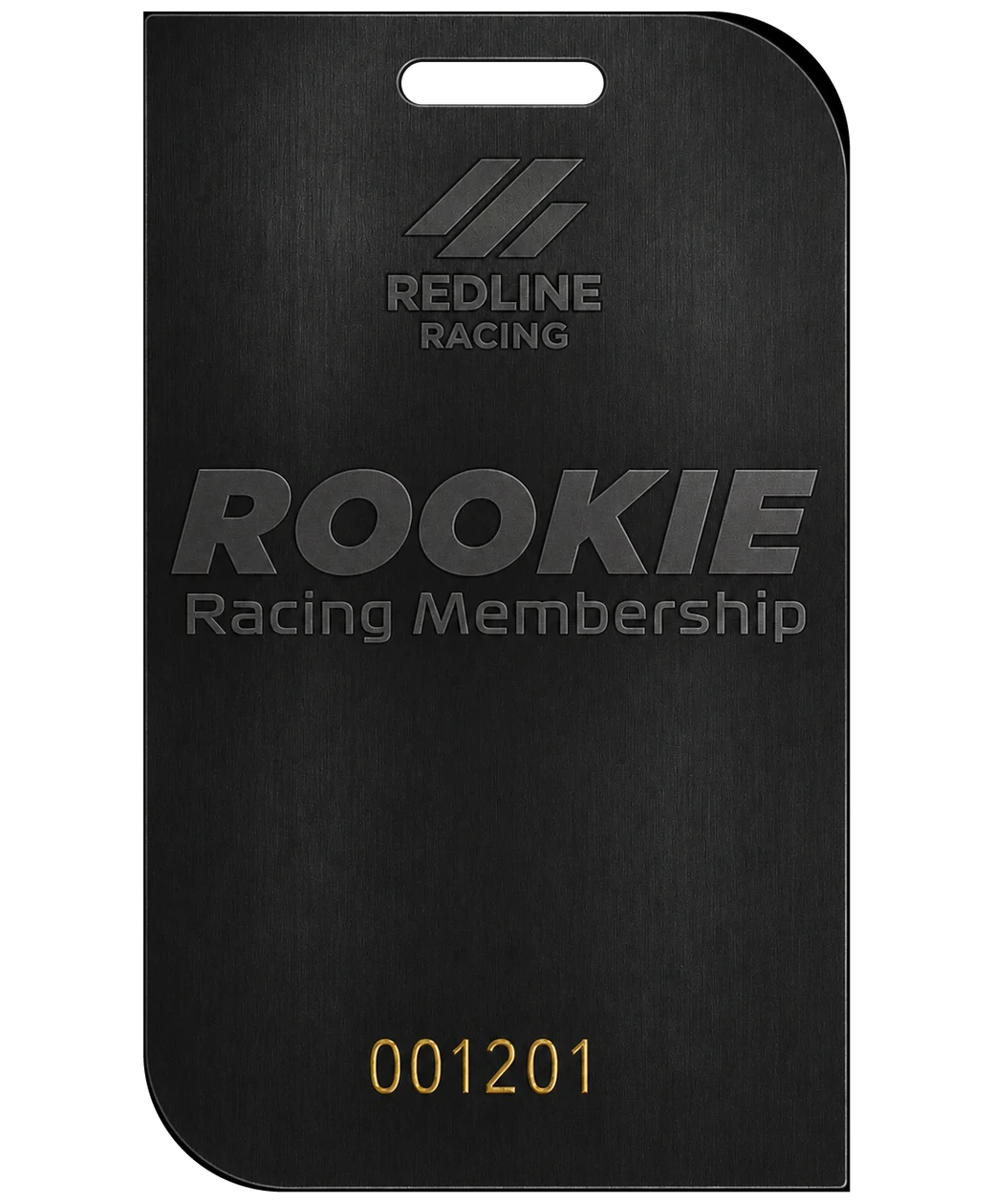 Tarjeta de membresía Rookie de Redline Racing